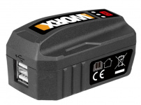 WA4009  nabíjací USB adaptér na akumulátor WORX 20V