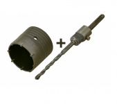 korunkový vrták do muriva, pr. 75 mm + úchyt SDS