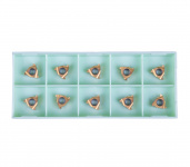 Výmenná britová doštička 11IR A60 - na oceľ, súprava 10 ks